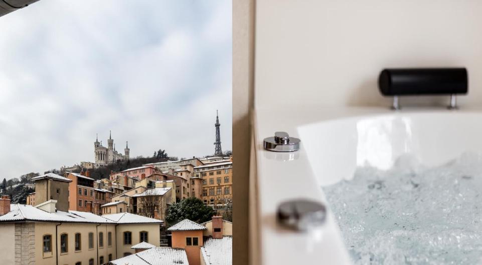 Sky'Room - Jacuzzi & Vue - Vieux Ліон Екстер'єр фото